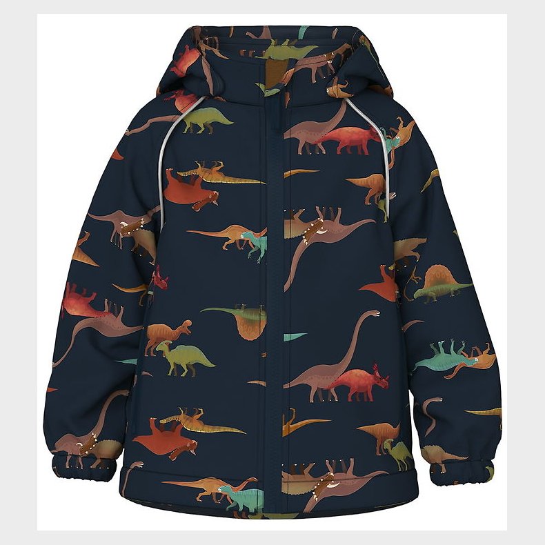 Name It Softshelljakke m. Fleece - NmfAlfa08 - Dark Sapphire/DIN