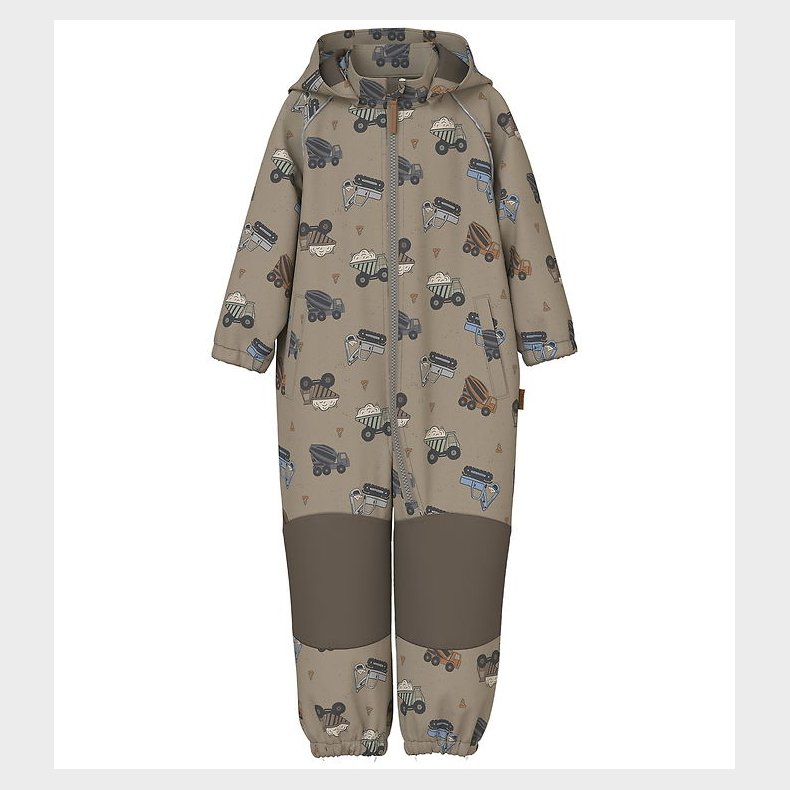 Name It Softshelldragt m. Fleece - NmmAlfa08 - Noos - Silver Min