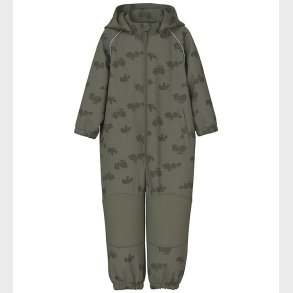 Name It Softshelldragt m. Fleece - NmmAlfa08 - Noos - Dusty Oliv