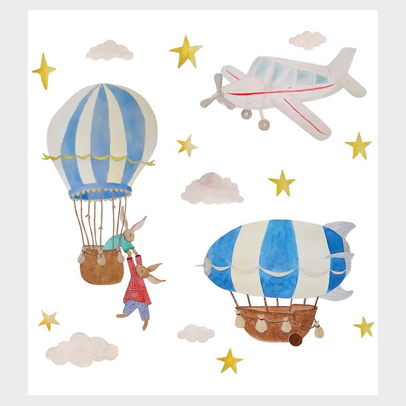 Thats Mine Vg Klistermrker - Flying adventures - Multi