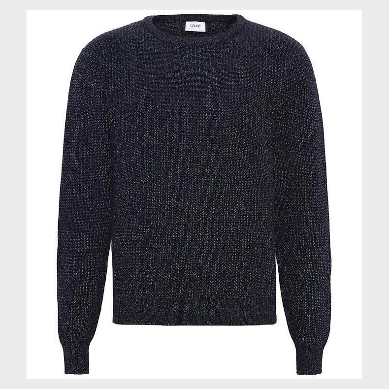 Grunt Bluse - Strik - GrTone - Navy Melange