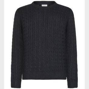 Grunt Bluse - Strik - GrTue - Black Melange