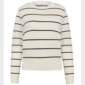 Grunt Bluse - Strik - GrFerro - Off White Stripe