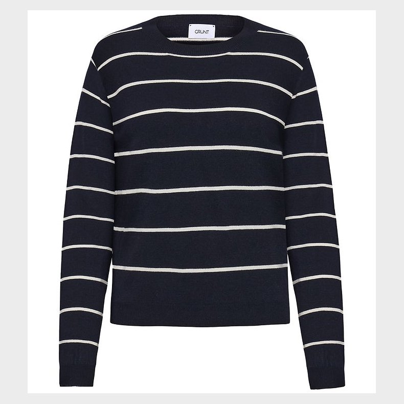 Grunt Bluse - Strik - GrFerro - Navy Stripe