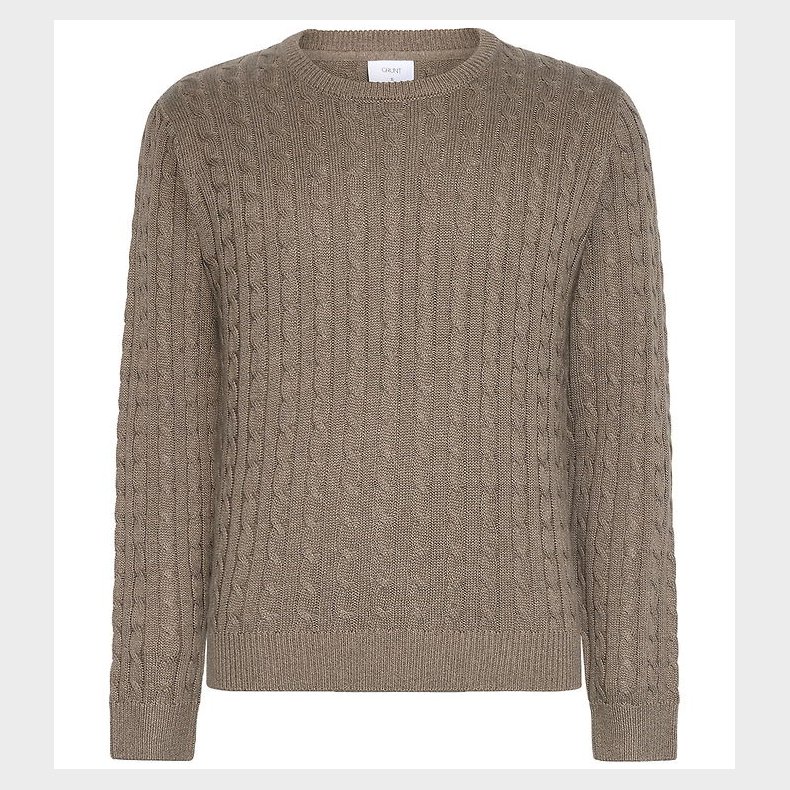 Grunt Bluse - Strik - GrTue - Nature Melange