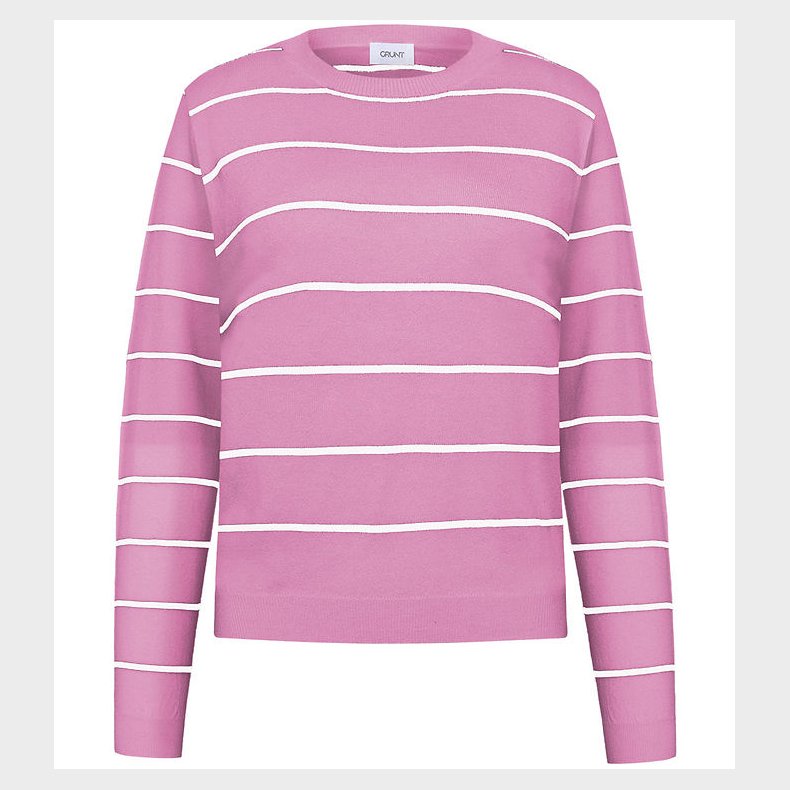 Grunt Bluse - Strik - GrFerro - Rose Stripe