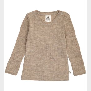 Msli Bluse - Rib - Woolly - Uld - Balsam Melange