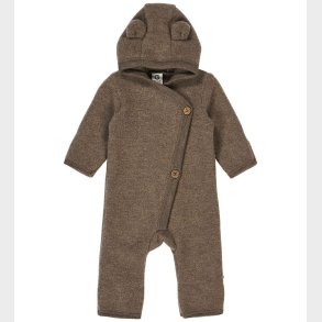 Msli Fleecedragt - Wooly - Uld - Walnut Melange