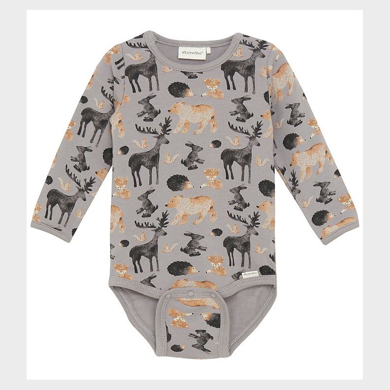 Minymo Body l/� - AOP - Sweat - Cloudburst