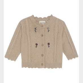 Minymo Cardigan Knit - Beige Melange