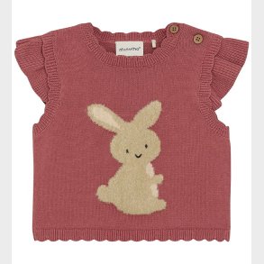 Minymo Vest Knit - Withered Rose