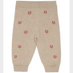 Minymo Bukser Knit - Beige Melange