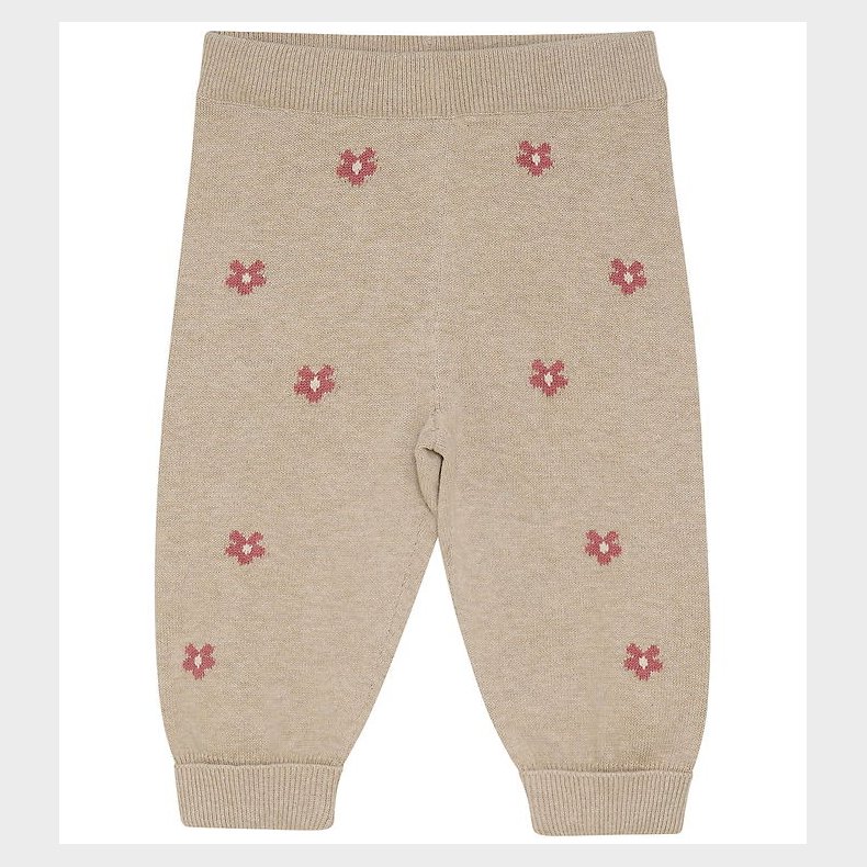 Minymo Bukser Knit - Beige Melange