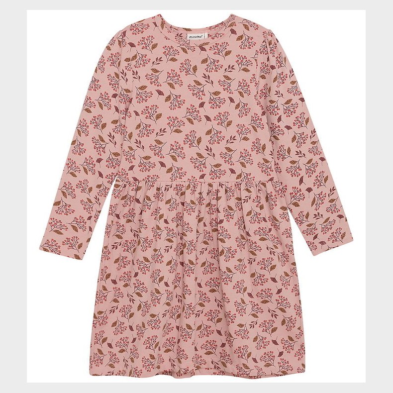 Minymo Kjole - AOP - Misty Rose