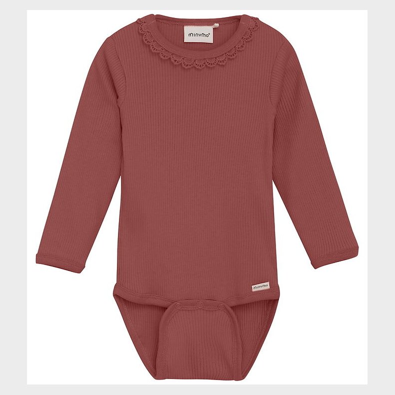 Minymo Body l/� - Rib - Withered Rose