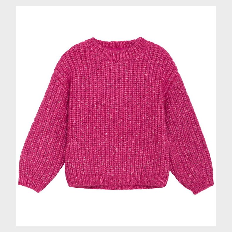 Minymo Bluse Knit - Fuchsia Fedora