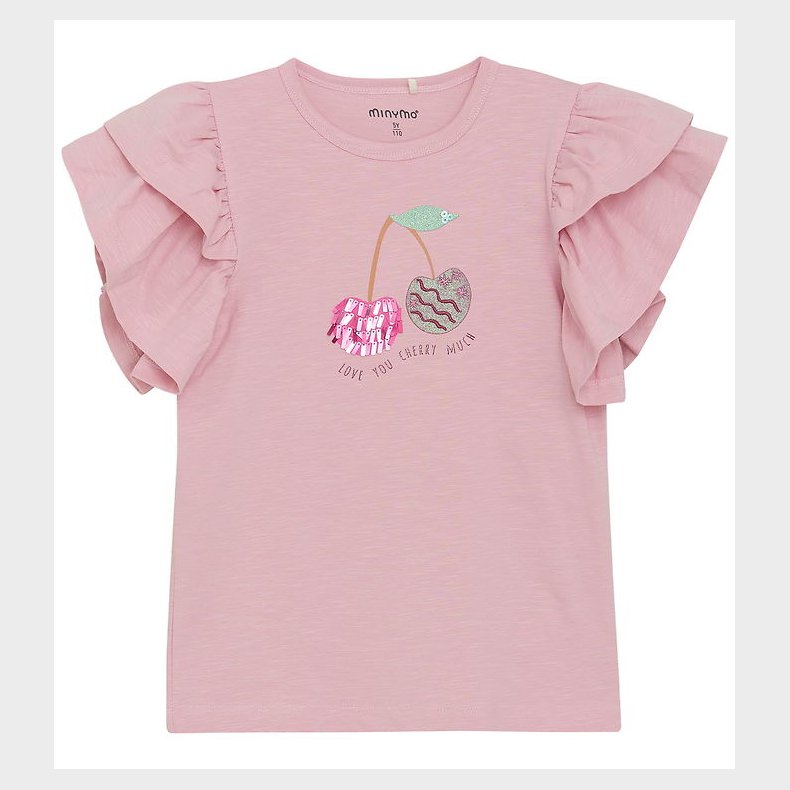 Minymo T-shirt - Bleached Mauve