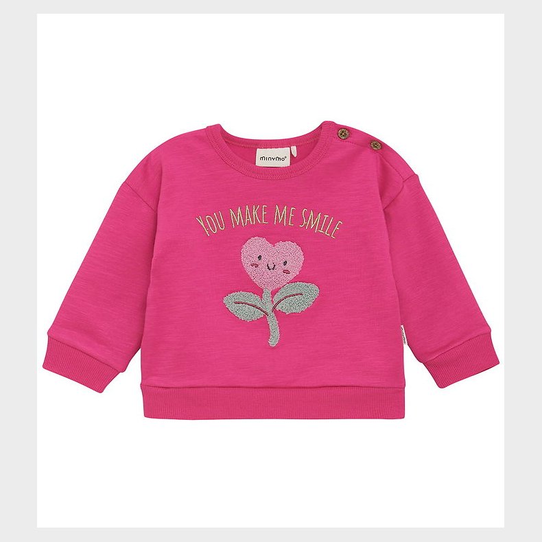 Minymo Sweatshirt - Fuchsia Fedora