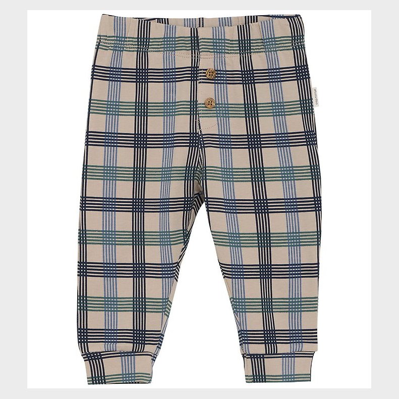 Minymo Bukser - AOP - Oxford Tan