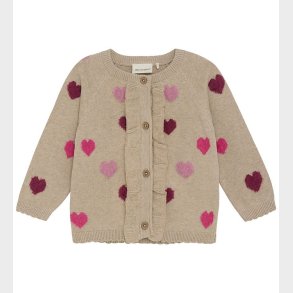 Minymo Cardigan Knit - Beige Melange