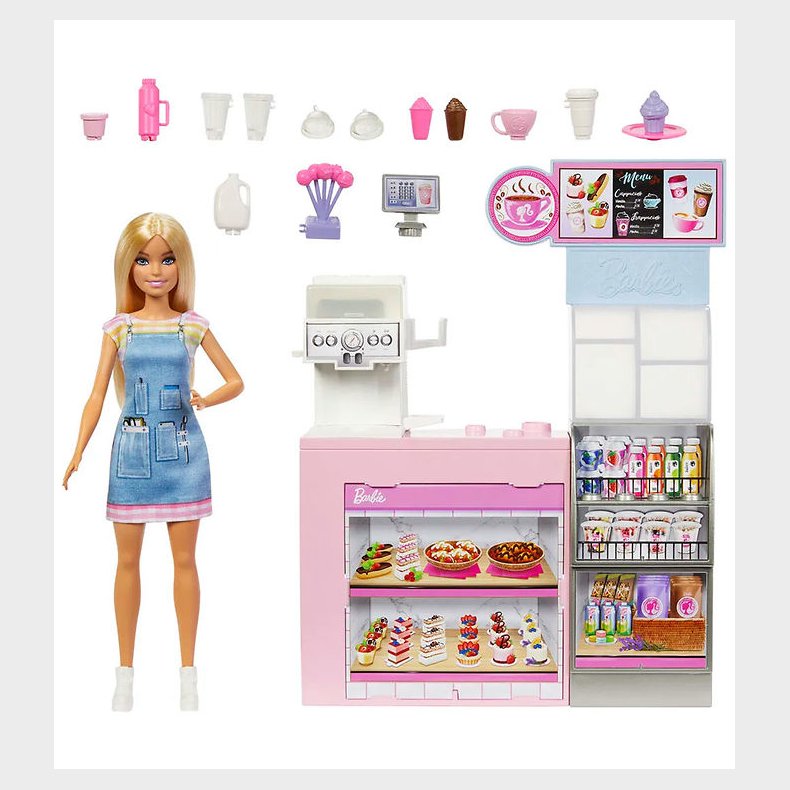 Barbie Leges�t - Kaffebutik m. Tilbeh�r