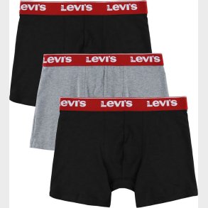 Levis Boxershorts - 3-pak - Black/Grey Combo