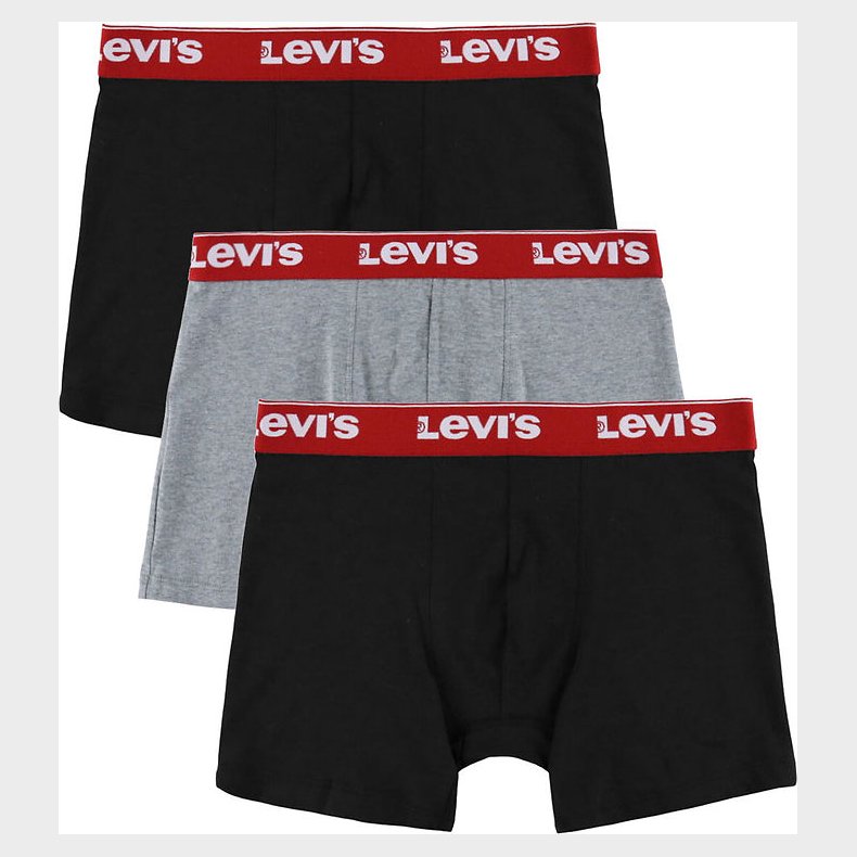 Levis Boxershorts - 3-pak - Black/Grey Combo