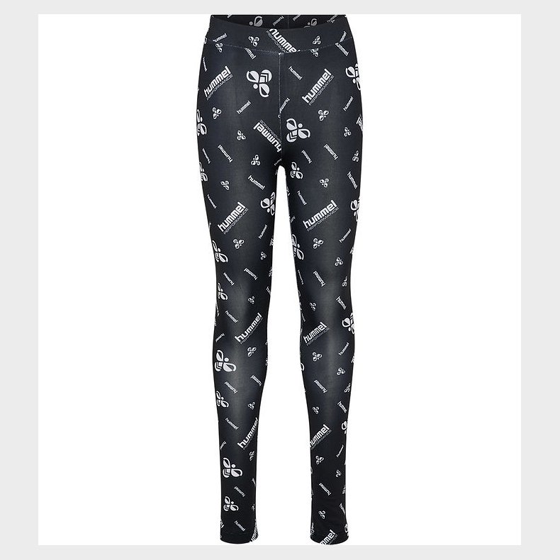 Hummel Tights - hmlJR GYM - Sort/Hvid
