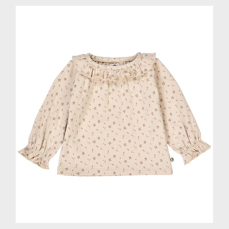 Msli Bluse - Aster Frill - Oak/Nostalgia Rose/Beige