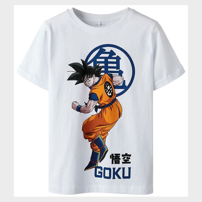 Name It T-shirt - NkmParly Dragon Ball - Bright White