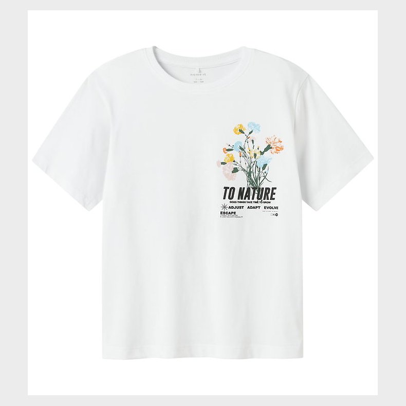 Name It T-shirt - NkmLaurel - Bright White