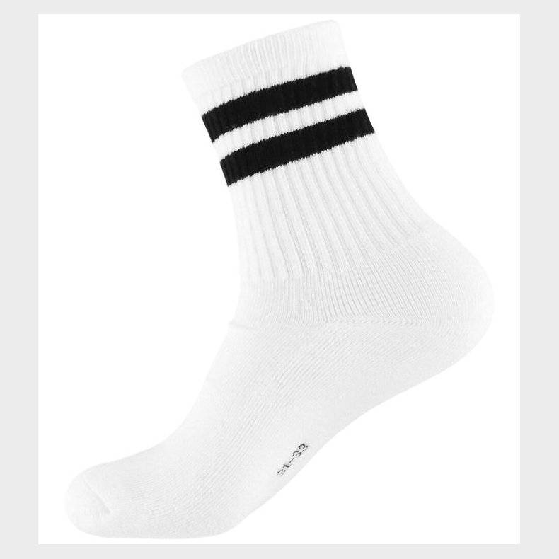 Name It Strmper - NkmJans - Bright White/Sort