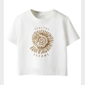 Name It T-shirt - NmfHaline - Cloud Dancer