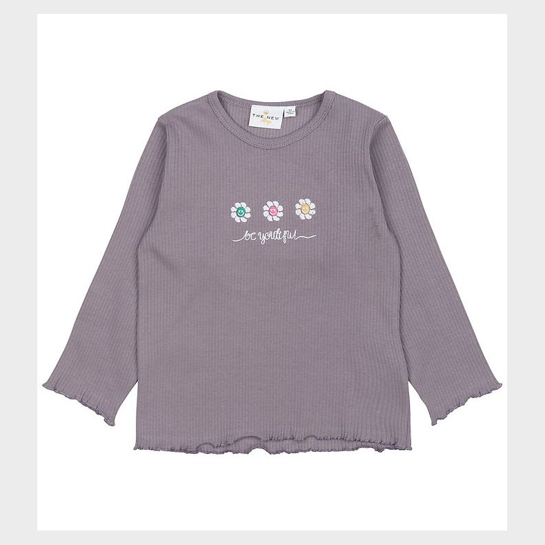 The New Siblings Bluse - Rib - TnstPrincess - Gray Ridge