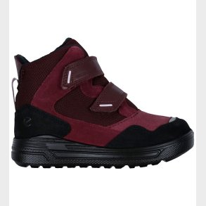 Ecco Vinterstvler - Urban Snow K Mid - Black/Red Plum/Dark Ruby