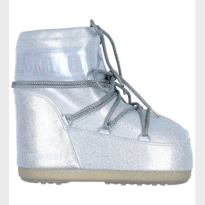Moon Boot Vinterstvler - Icon Low Glitter - Silver