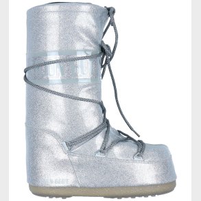 Moon Boot Vinterstvler - Icon Glitter - Silver