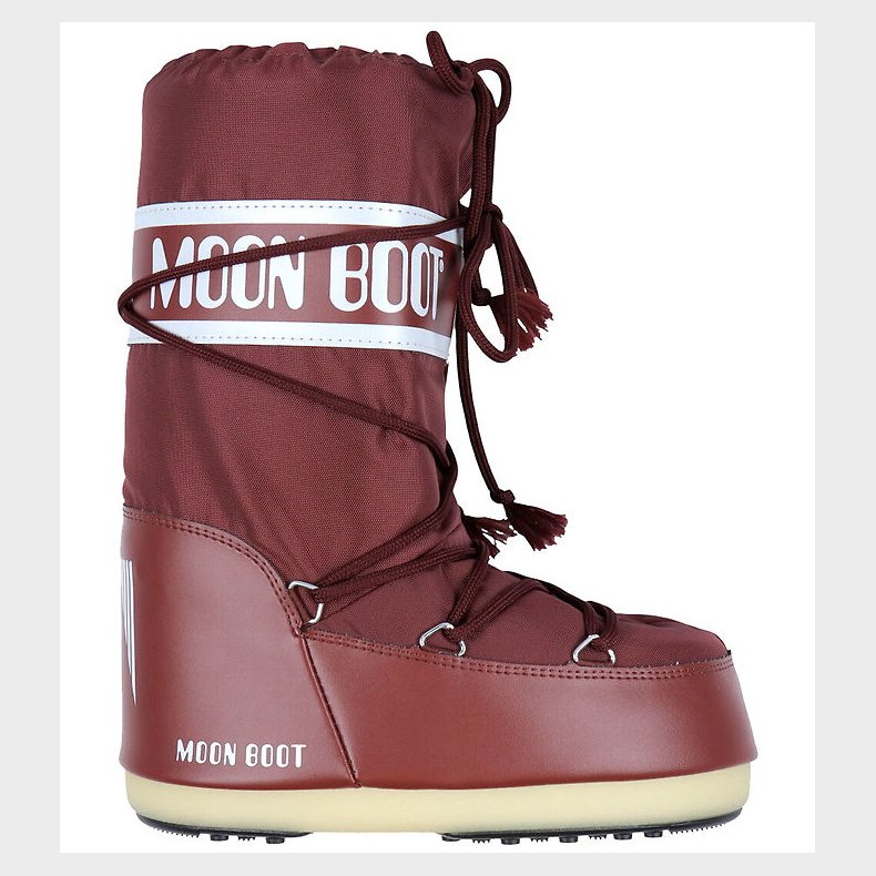 Moon Boot Vinterstvler - Icon Nylon - Burgundy