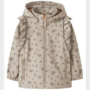 Name It SoftShelljakke m. Fleece - NmfAlfao - Pure Cashmere/Bouq