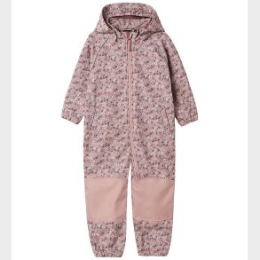 Name It SoftShelldragt m. Fleece - Noos - NmfAlfa - Woodrose/Blo