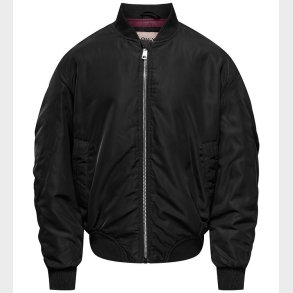 Kids Only Bomberjakke - KogMinna - Black/Mauve Wine