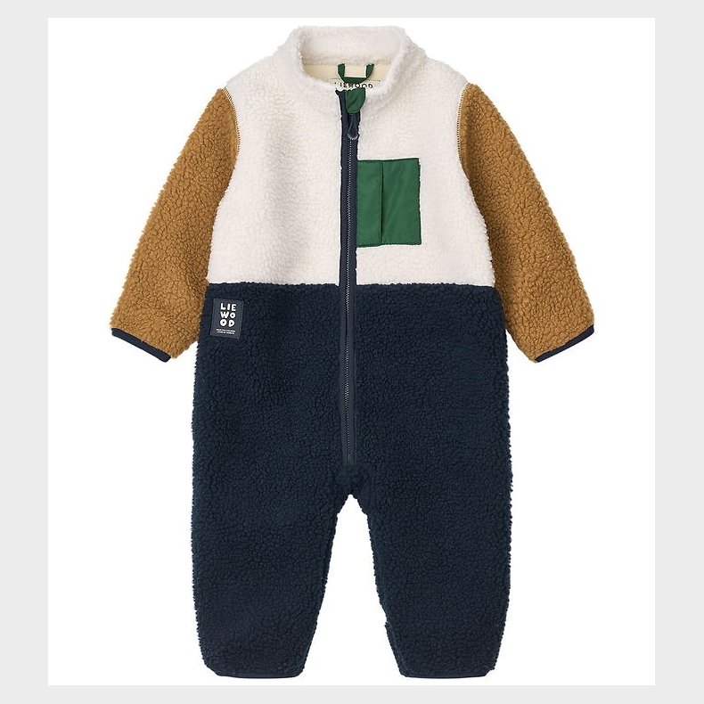 Liewood Fleecedragt - Nolano - Classic Navy Multi Mix