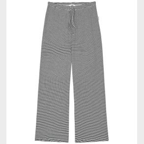 Mads N�rgaard Bukser - Rib - Stripe Verona - Sort/Vanilla Ice