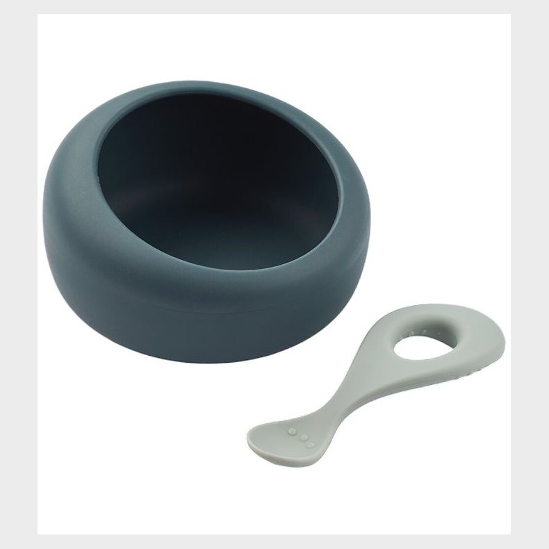 Liewood Spisest - Silikone - 2 Dele - Sparia - Whale Blue/Dove