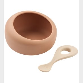 Liewood Spisest - Silikone - 2 Dele - Sparia - Tuscany Rose/App