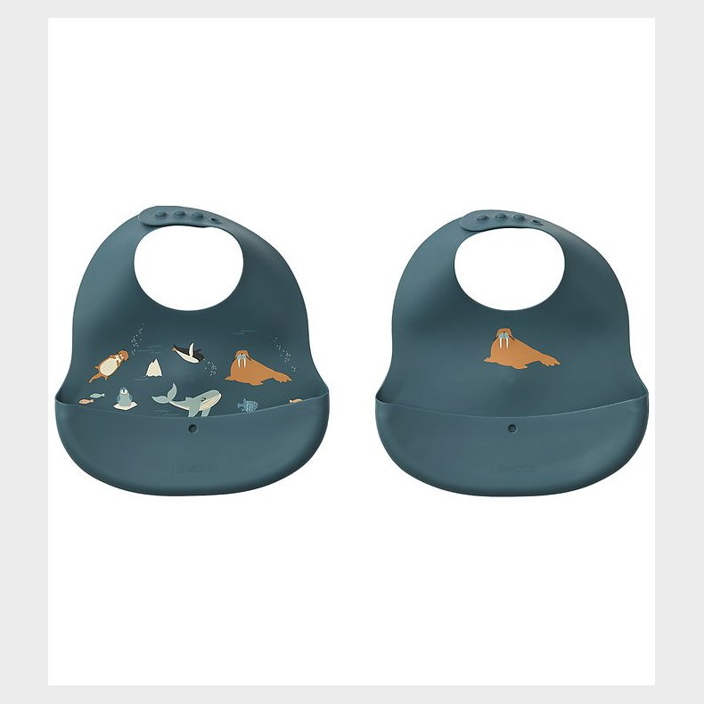 Liewood Hagesmkke - Silikone - 2-pak - Ember - Arctic Sea/Ocean