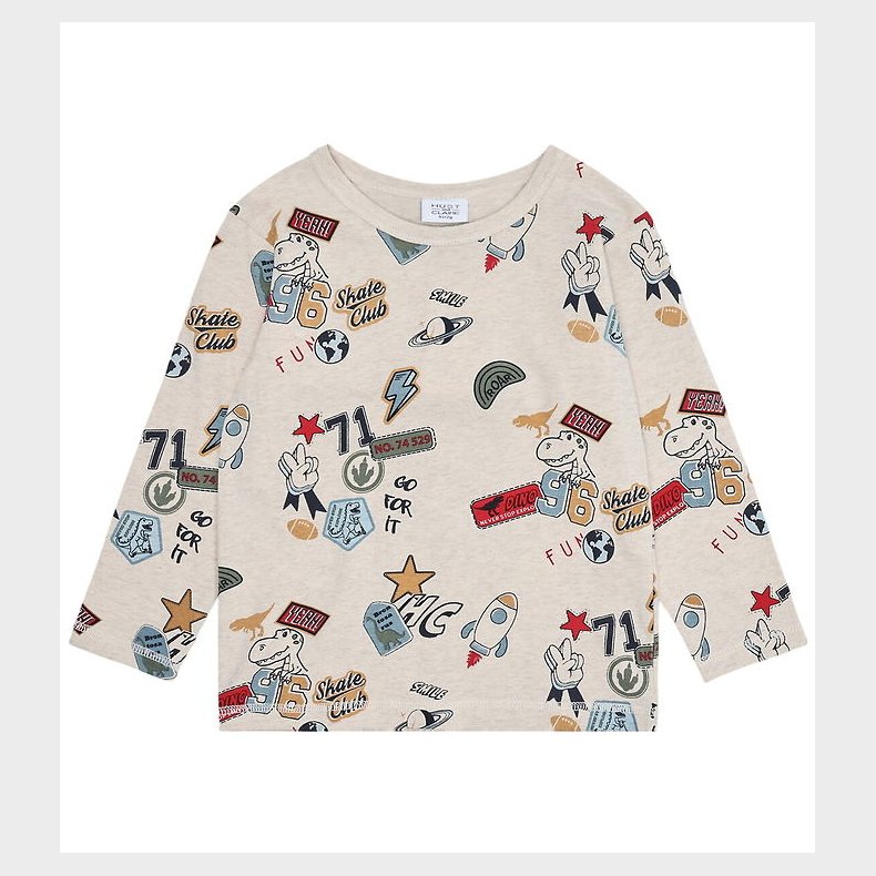 Hust and Claire Bluse - Anton Badges - Wheat Melange