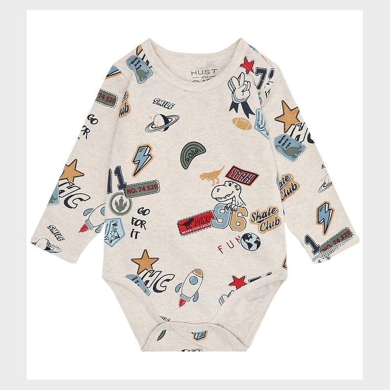 Hust and Claire Body l/ - Buster Badges - Wheat Melange