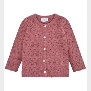 Hust and Claire Cardigan - Strik - Cilja Pointelle - Dry Rose