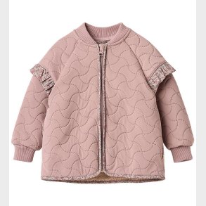 Wheat Termojakke m. Fleece - Ellas - Warm Rose m. Blomster